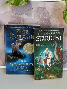 Stardust & The Graveyard Book by Neil Gaiman Paperback Fantasy Bundle